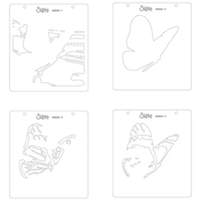 Sizzix Layered Stencils Set - Butterfly